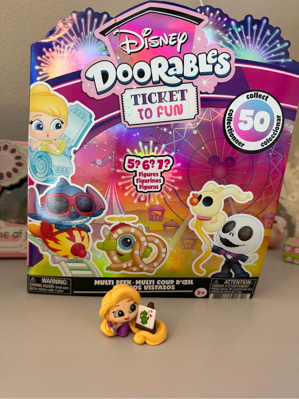 Disney Doorables Ticket to Fun Rapunzel Tangled Pascal Common
